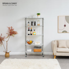 BRIAN AND DANY transparent liner keeps shelves visible while guarding contents