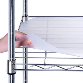 BRIAN AND DANY wire shelf liner pack-5-clear keeps items tidy