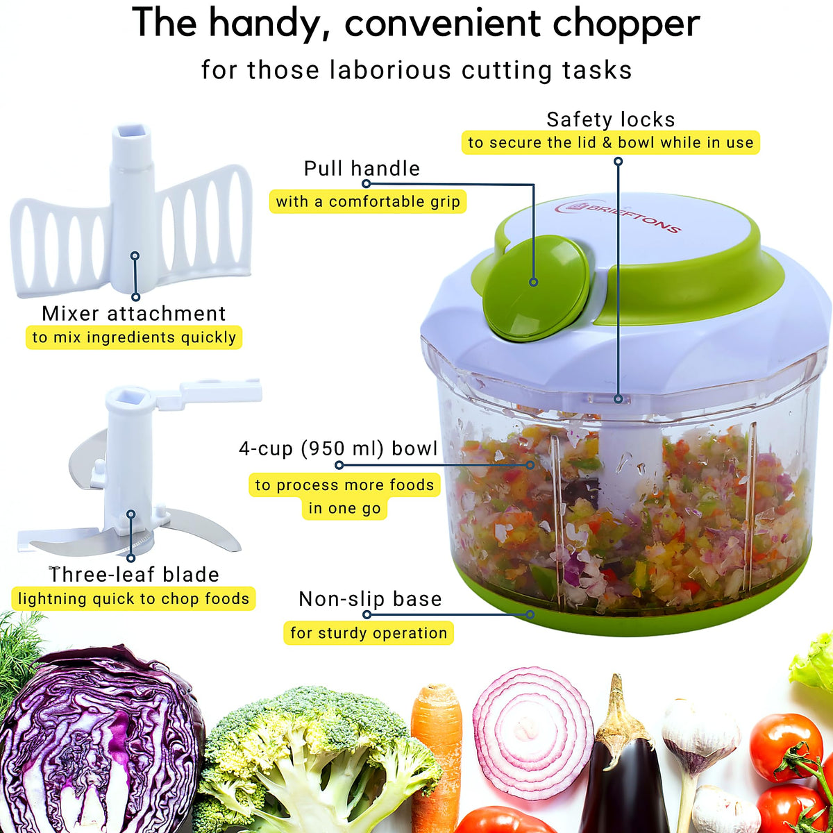 Brieftons QuickPull compact design saves kitchen storage space