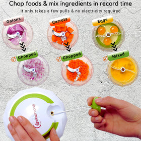 Brieftons QuickPull stainless blades deliver precise mincing for herbs