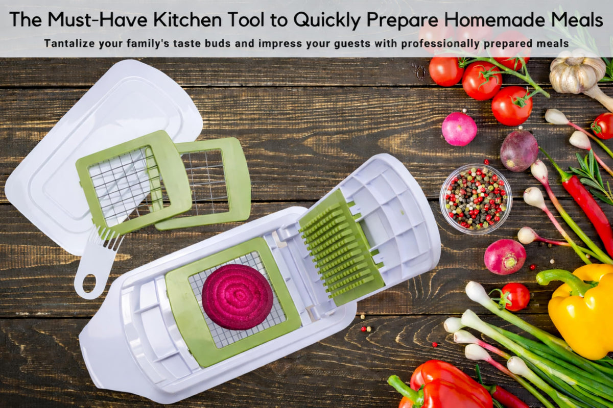 Brieftons QuickPush dicing chamber showcases compact, organized prep.