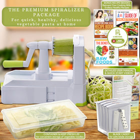 Brieftons blade caddy keeps seven blades neatly organized
