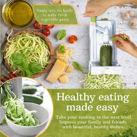 Brieftons spiralizer catch container catching noodles as you spiral