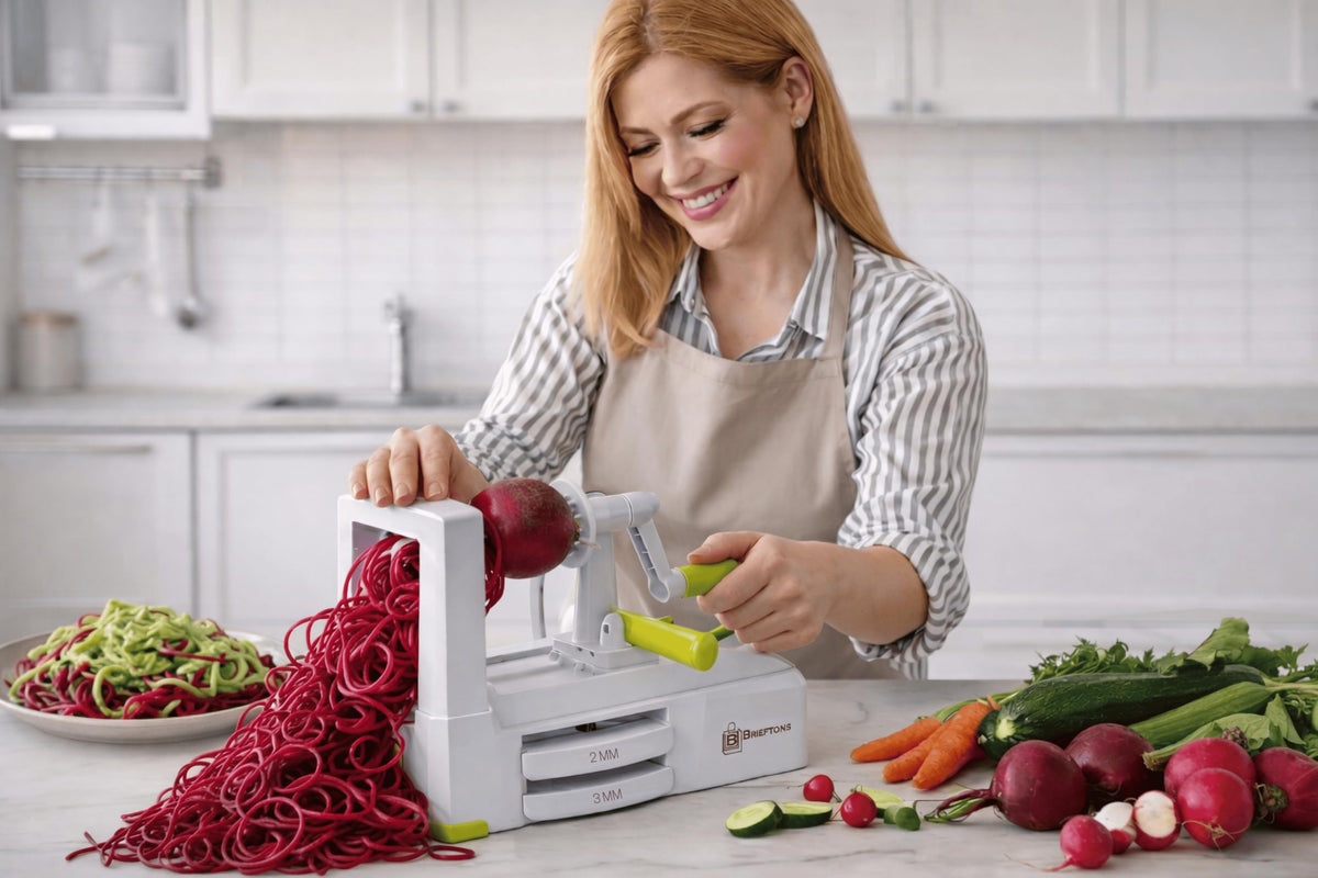 Brieftons zucchini noodles ready for a wholesome weeknight dinner.