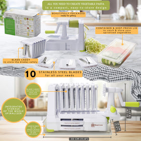 Brieftons versatile vegetables compatibility supports zucchini carrots beets and more