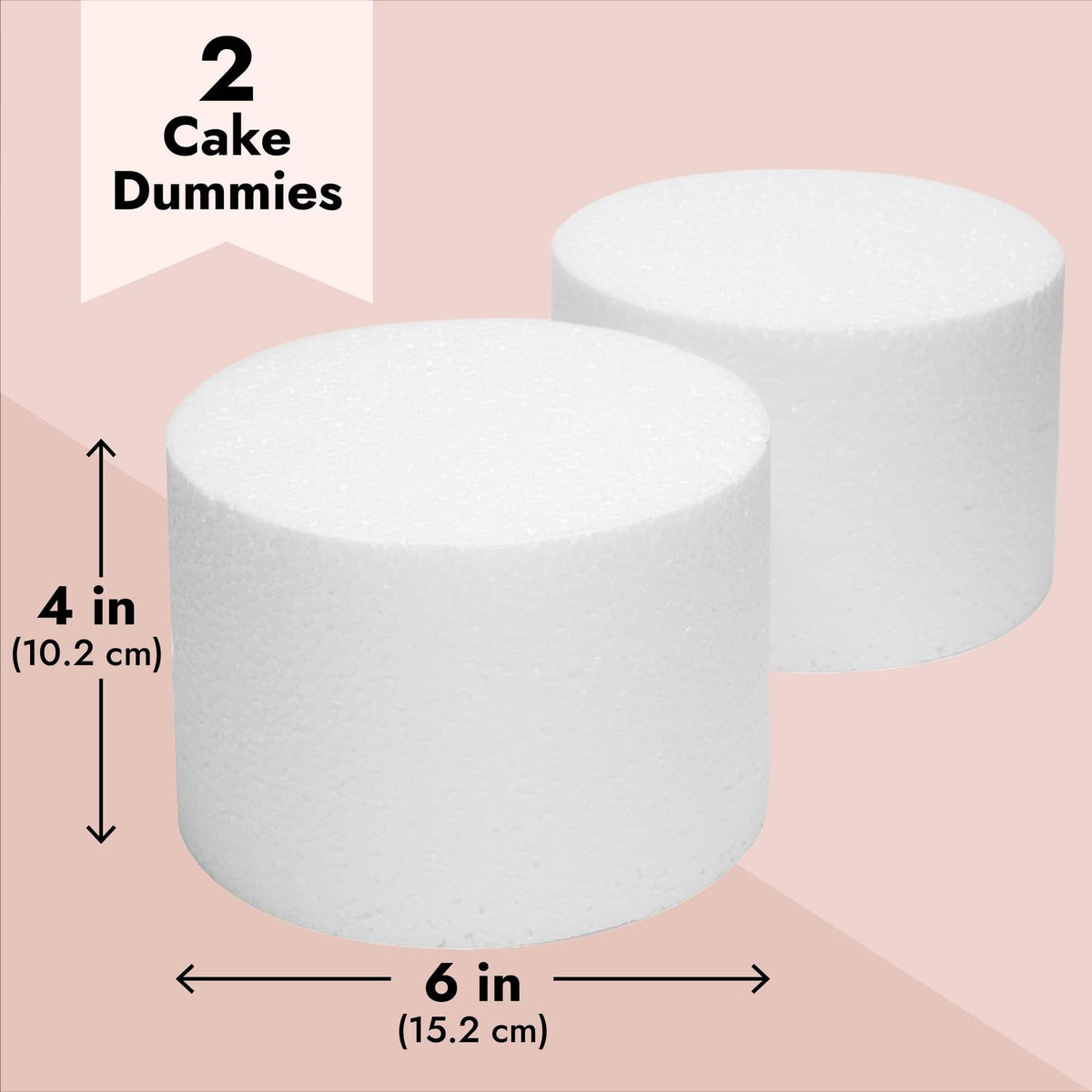 Bright Creations foam dummy blank canvas for fondant and buttercream designs.