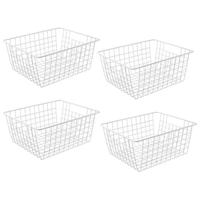 Brightalk 14-inch upright freezer basket front view for quick access