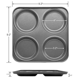 Brightalk Yorkshire pudding pan nonstick coating enables easy release and effortless cleanup.