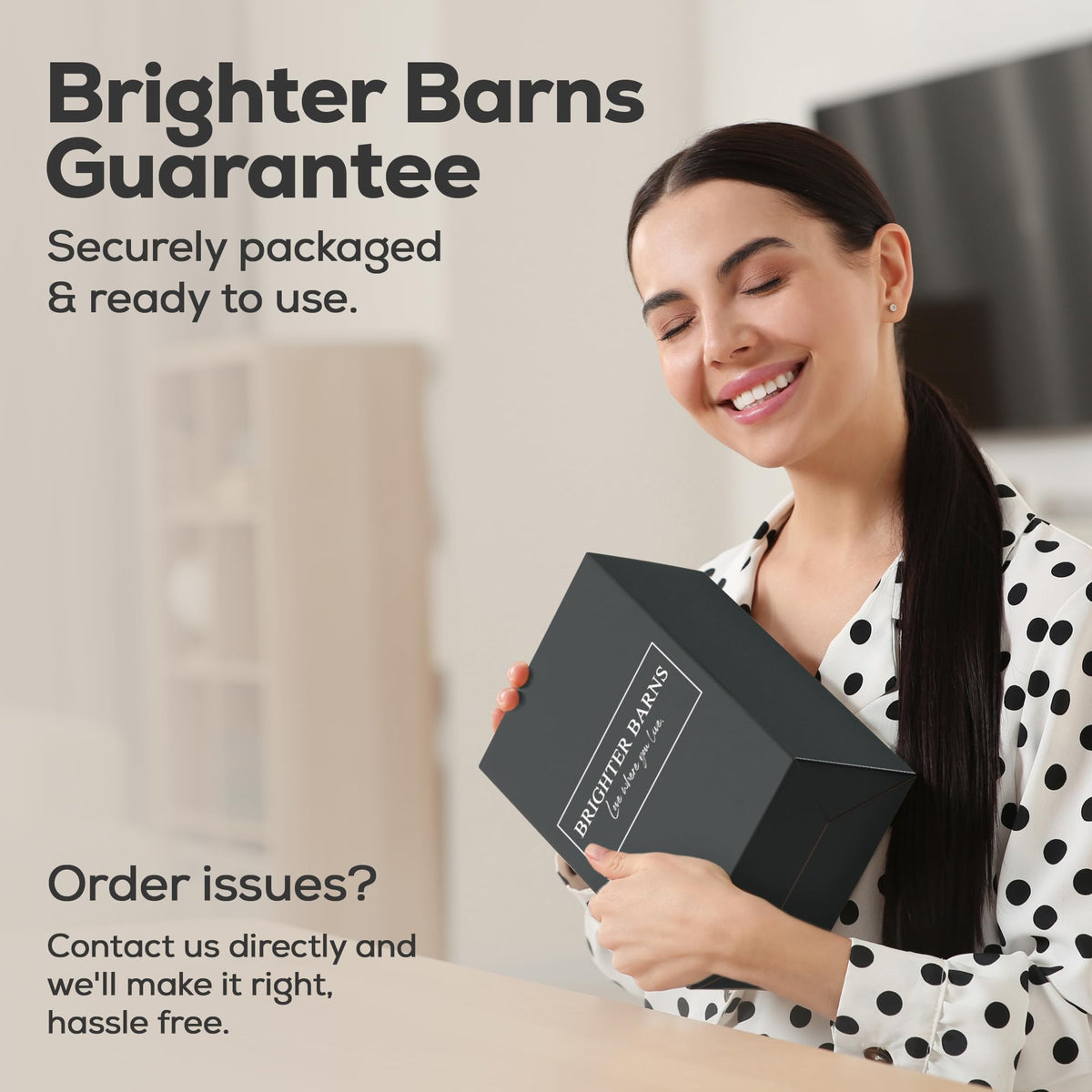 Brighter Barns easy-clean design supports quick rinsing after use