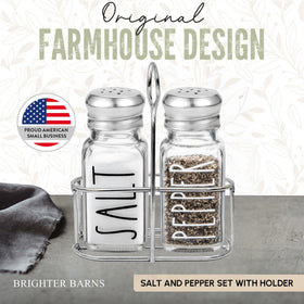 Brighter Barns easy-refill design for quick, mess-free topping up of seasonings.