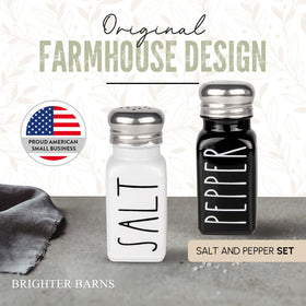 Brighter Barns modern farmhouse dining display enhances table decor.