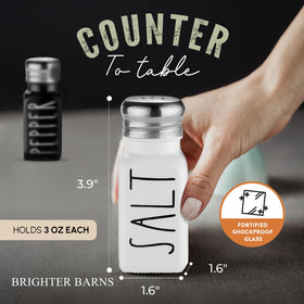 Brighter Barns stainless steel lids detail for controlled pouring.
