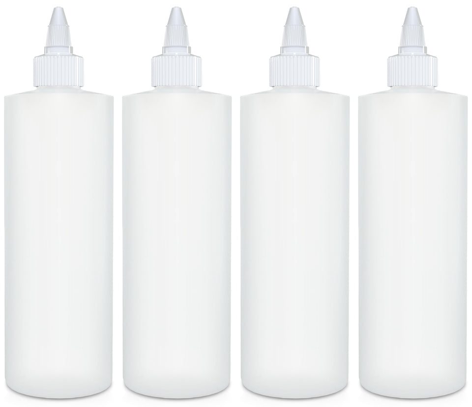 BrightFrom 16 oz squeeze bottle with twist top cap for precise dispensing
