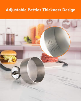 Brigii 304 stainless steel construction emphasizes safety and durability
