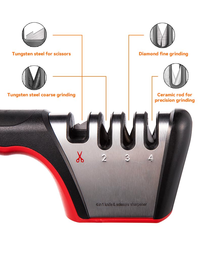 Brigii sharpener showing the coarse stage for quick edge refresh on dull blades.