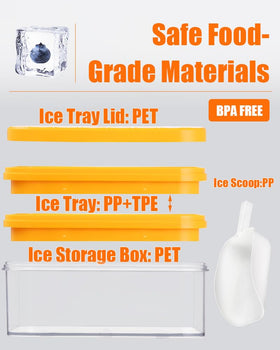 Brigii compact design saves fridge space while holding multiple trays neatly.