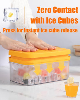 Brigii ice storage container offers a clear view of remaining ice for easy planning.