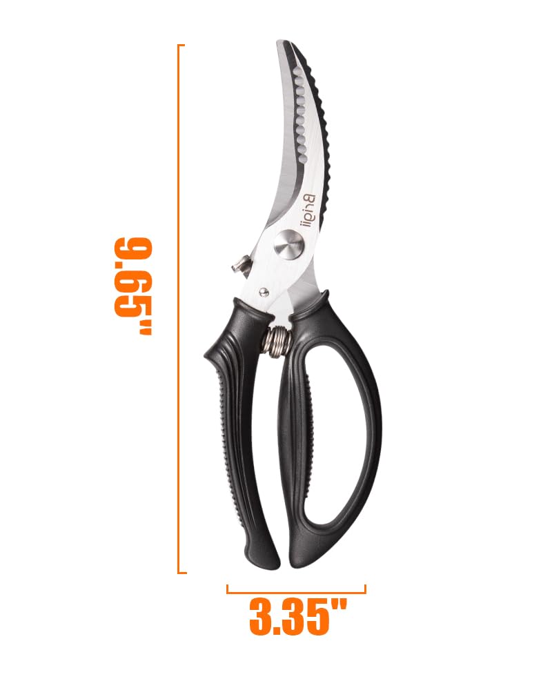 Brigii Kitchen Shears compact design for easy storage