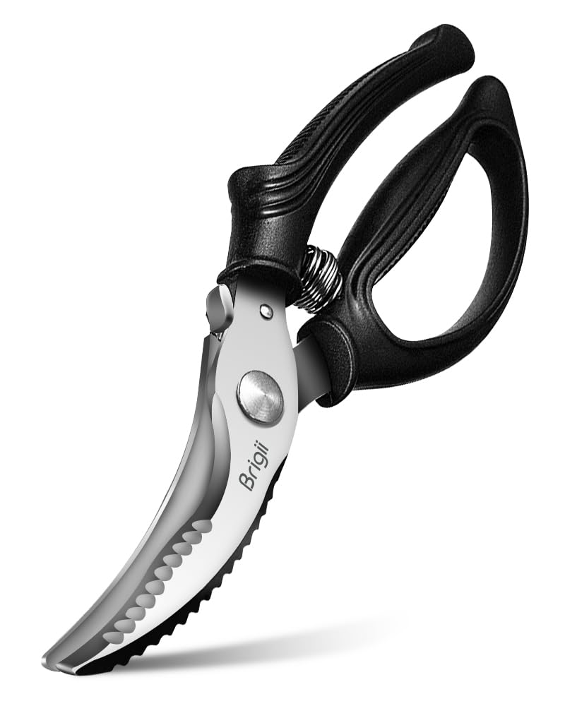 Brigii Kitchen Shears heavy-duty stainless blade for tough tasks