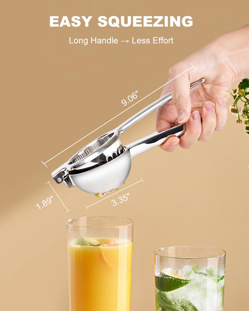 Brigii small-fruit compatibility lets you juice lemons, limes, and key limes efficiently.