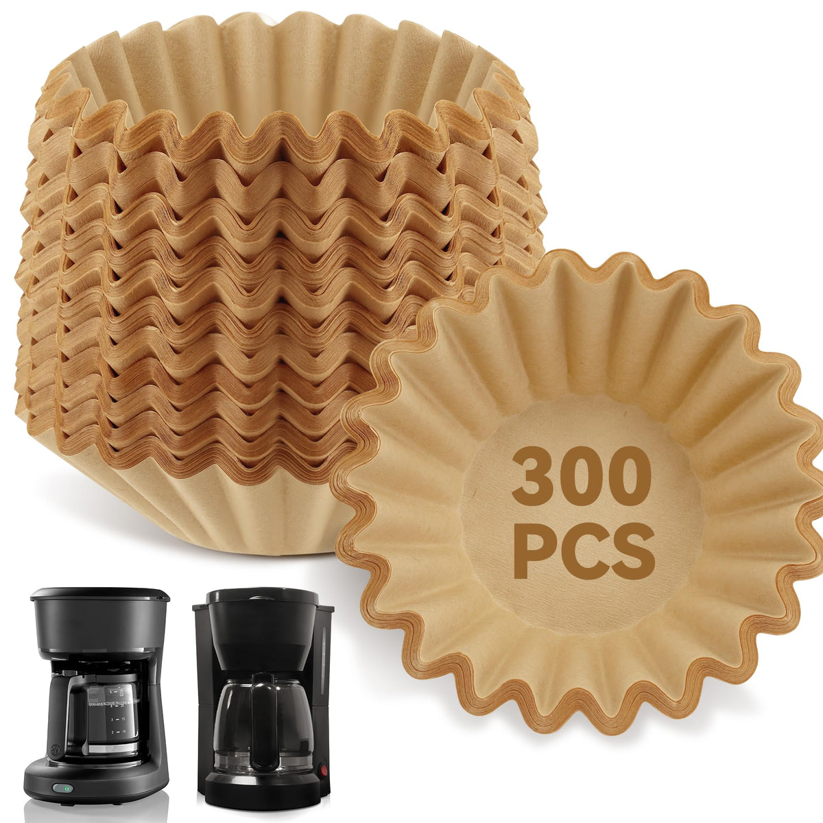Brikinte 5cup-filter-mr-coffee-compatible fits Mr Coffee baskets for a cleaner brew.