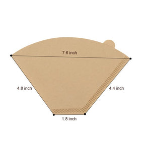 Brikinte 8-12 cup Ninja filter pack for home coffee setups
