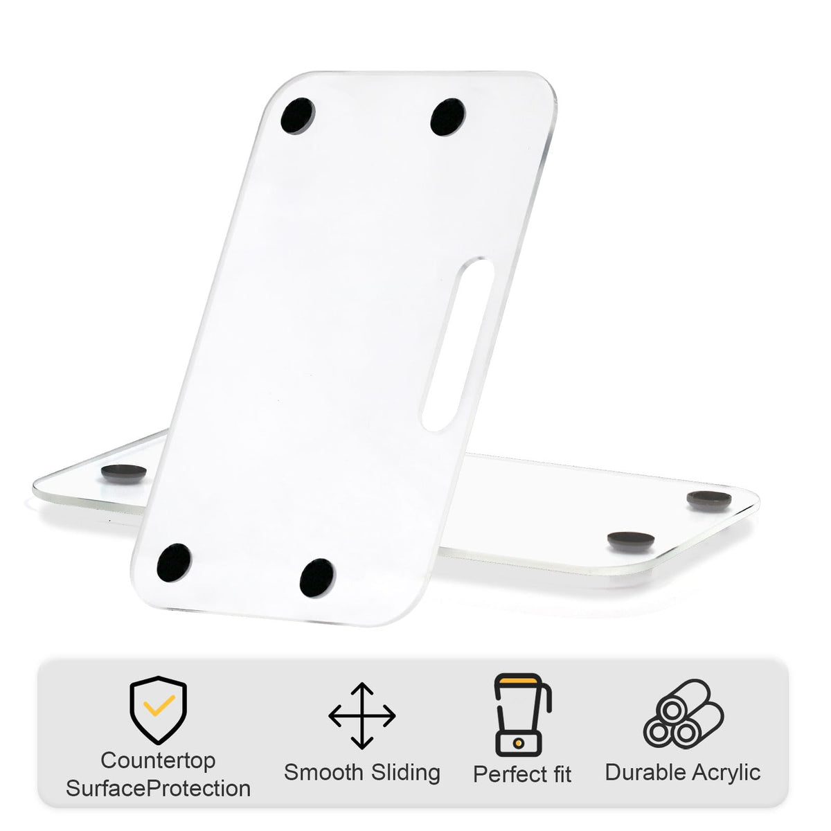 Brikinte sliding tray enables easy movement of the brewer for cleaning and refills.