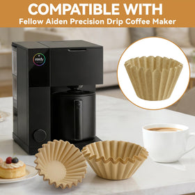 Brikinte extra-deep bowl design ensures secure filtration during batch brew
