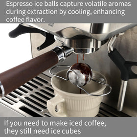 Brikinte low-temperature aroma capture preserves espresso notes.