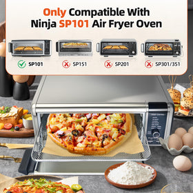 BRIKINTE mesh basket for Ninja toaster oven delivers optimal airflow for crisp results