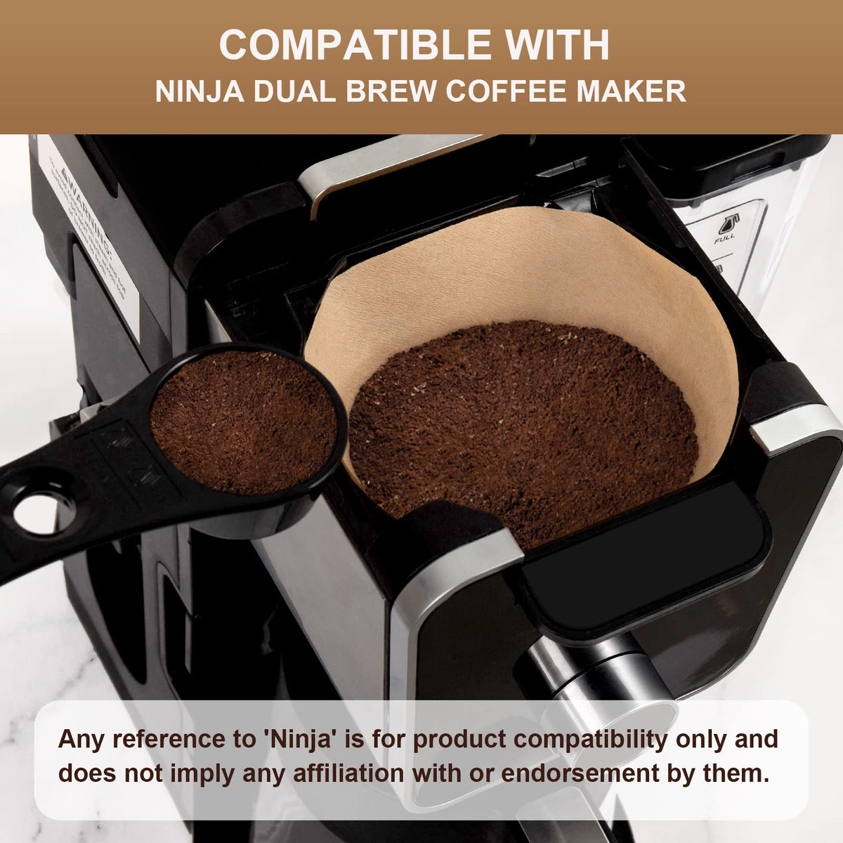 Brikinte Ninja-compatible filter for Ninja Coffee Bar models