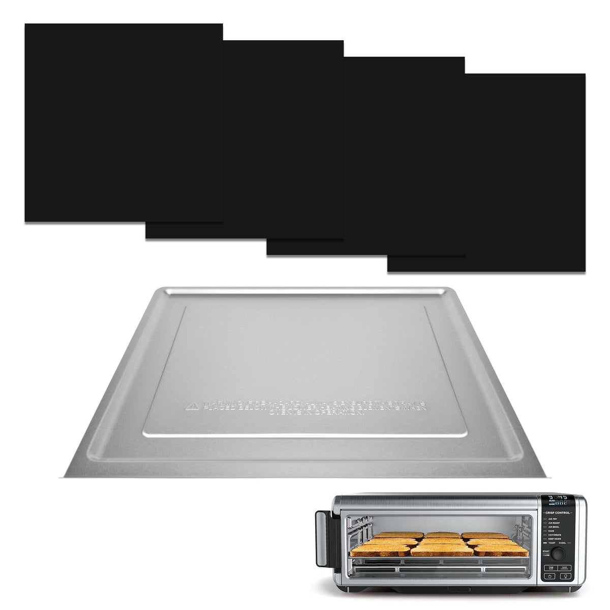 Brikinte ninja-sp101-liners: durable nonstick liners for mess-free Ninja SP101 baking.