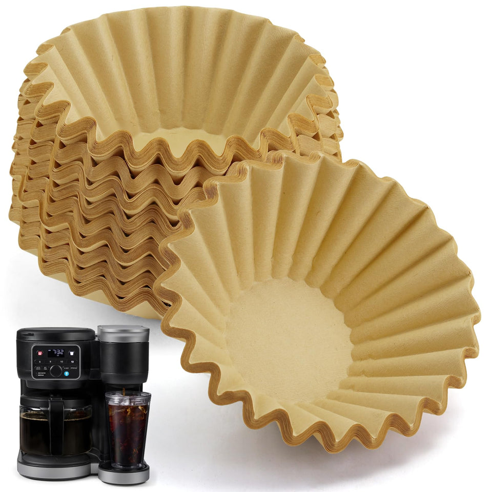 Brikinte paper filters for Keurig Duo showing compatibility with Keurig brewers