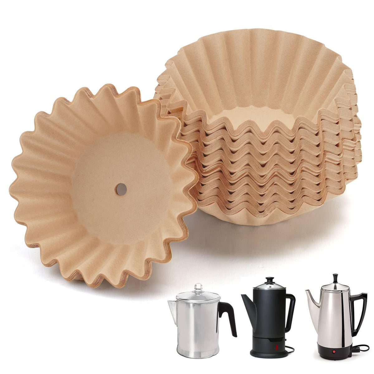 Brikinte percolator filters for Primula 9 cup with basket design for clean pours.