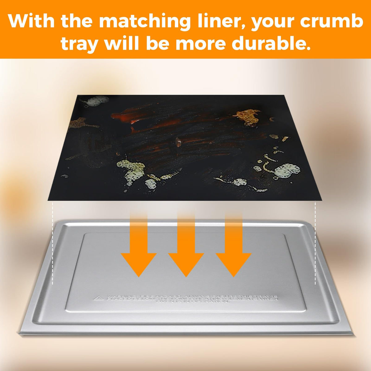 Brikinte reusable PTFE liners with nonstick coating for effortless food release.