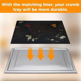 Brikinte reusable PTFE liners with nonstick coating for effortless food release.
