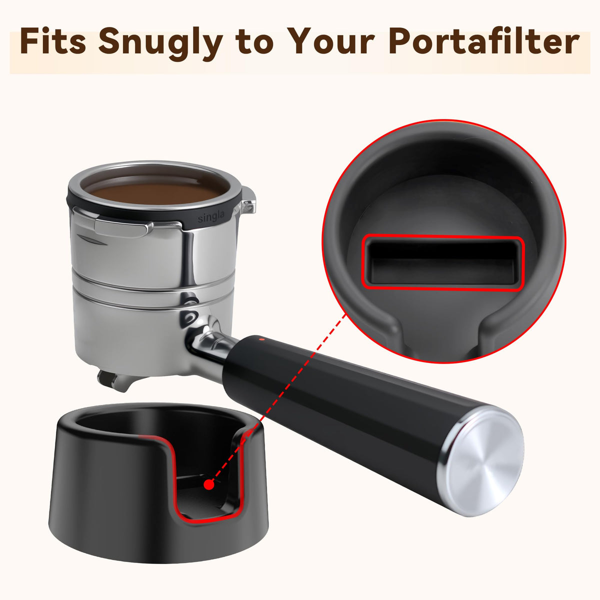 Brikinte silicone tamping station for Ninja keeps work area clean and stable