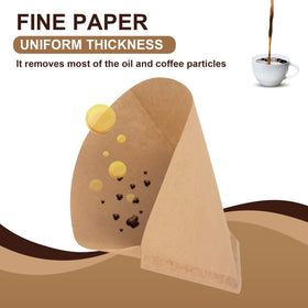 Brikinte number-four cone filters deliver smoother, less bitter brew