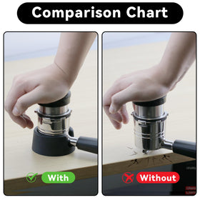 Brikinte WDT Tool espresso stirrer base promotes even extraction during tamping