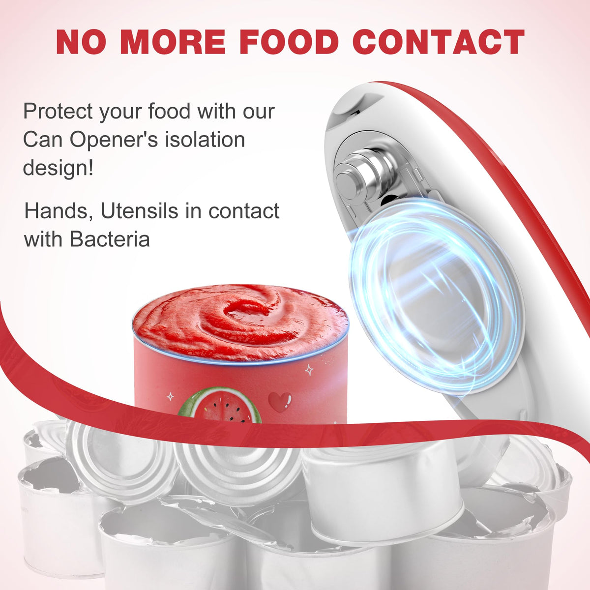 Brilam gift-ready electric can opener suitable for seniors or arthritis