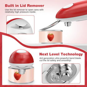 Brilam smooth-edge can opener creates no sharp edges after opening