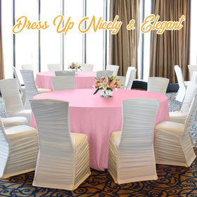 BRILLMAX six-pack tablecloths ready for multiple tables