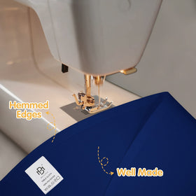 BRILLMAX tablecloth with wrinkle-resistant fabric ready for setup