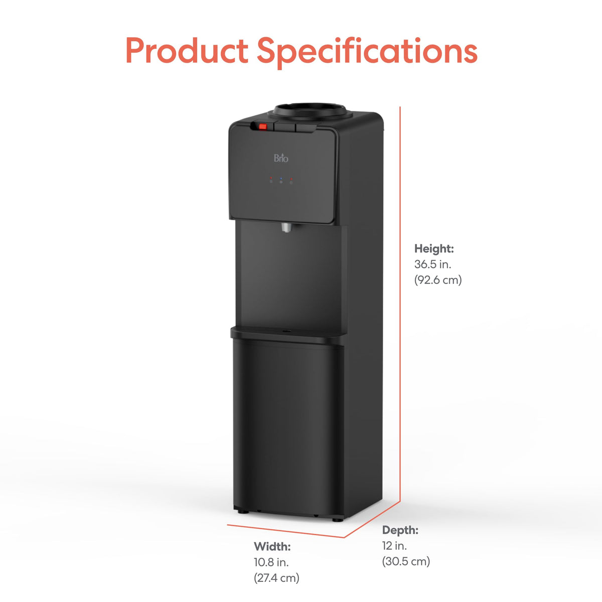 Brio 130 delivers up to 1.5 L/min flow for quick refills