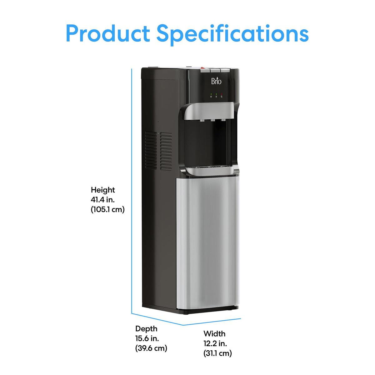 Brio included components ensure straightforward setup and ongoing maintenance.