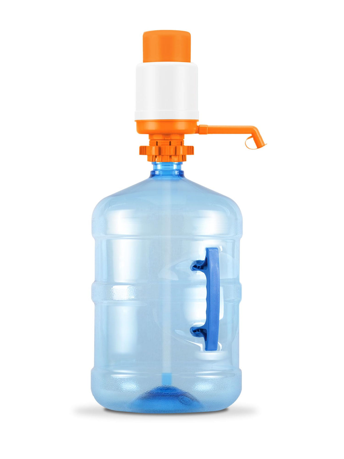 Brio universal manual water pump fits 2–6 gallon bottles for versatile hydration.