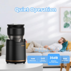 BRIOBITE detachable parts allow quick cleanup after dessert making.