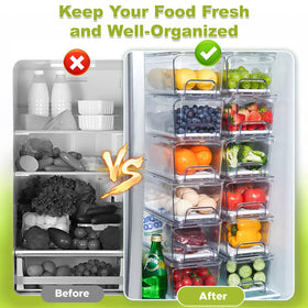 Brippo durable PET material promises sturdy, long-lasting fridge storage.
