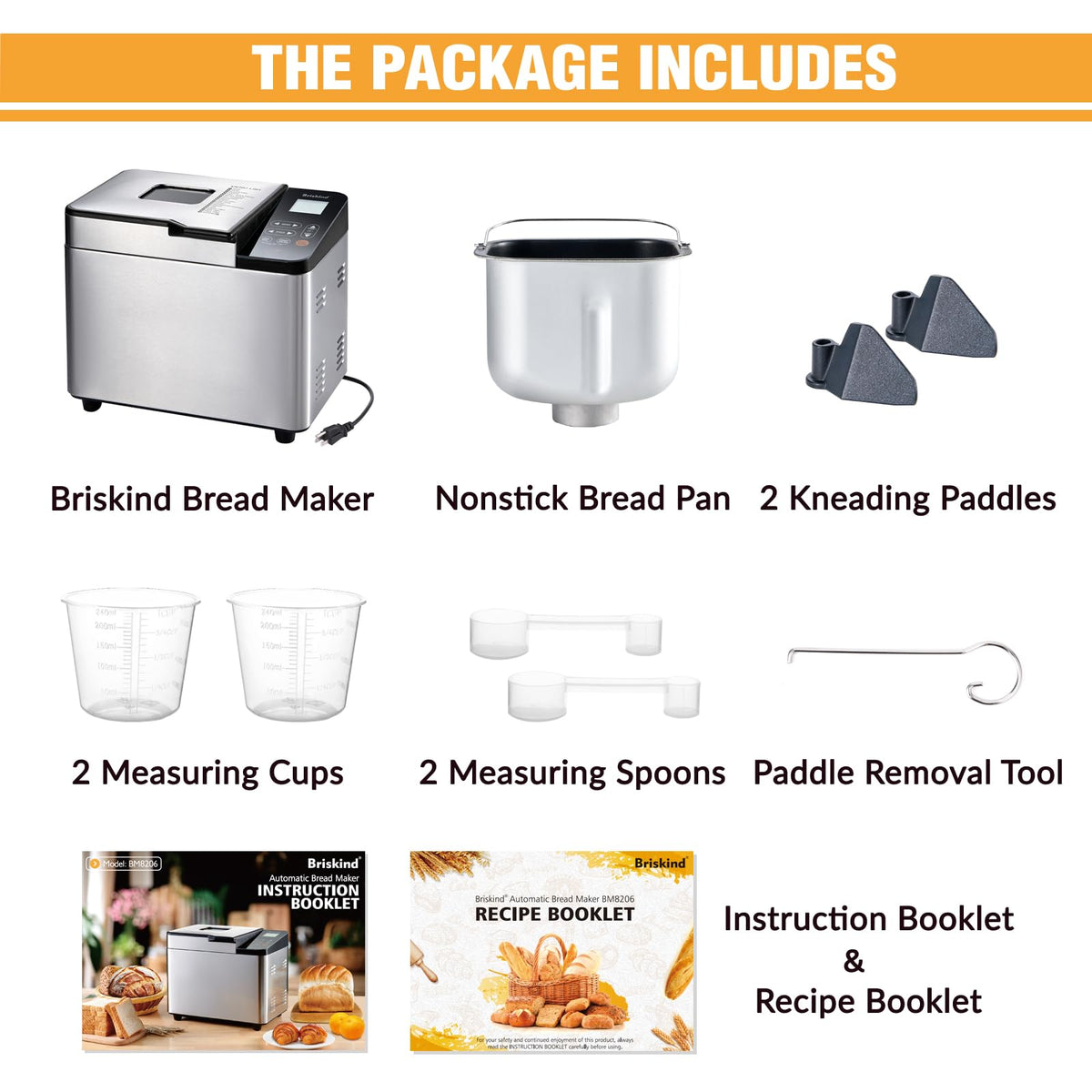 Briskind 15-hour delay timer for planned baking