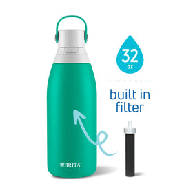 BRITA 32oz insulated bottle keeps drinks cold for 24 hours